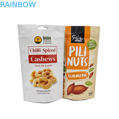 Kundengebundene Aluminiumfolie-Zipverschluss-Tasche Plastik für das essbare Verpacken der Lebensmittel