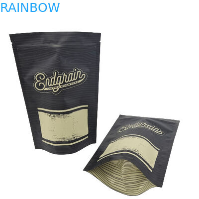 Kaffee-Tee-verpackender weißer bereifter Taschen-Geruch-Beweis mit Reißverschluss mit Ihrem Logo