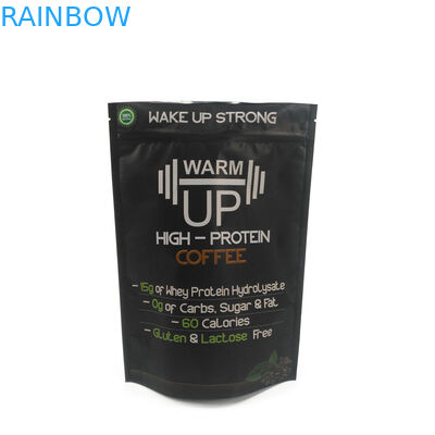 Kaffee-Tee-verpackender weißer bereifter Taschen-Geruch-Beweis mit Reißverschluss mit Ihrem Logo