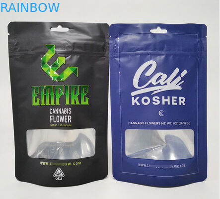 Plastikfolien-Kräuterweihrauch, der oben Plastik-Taschen-Stand-Beutel-Hanf-Blume verpackt