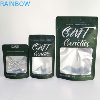 Plastikfolien-Kräuterweihrauch, der oben Plastik-Taschen-Stand-Beutel-Hanf-Blume verpackt