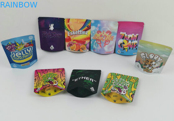 CBD-Unkraut-Marihuana-Verpackentasche 420 Digital, die Doypack druckt, stempelschnitt Kräuterweihrauch