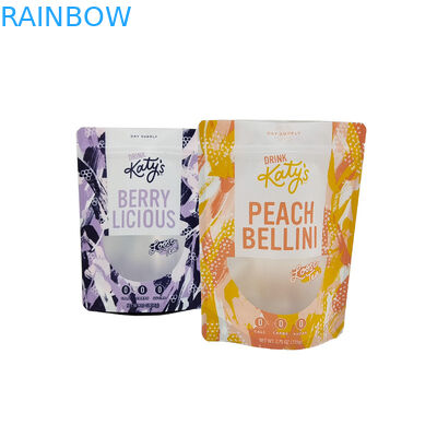 Stehen Sie oben Snack-Food-Plastiktasche-Reißverschluss-Plastik-Beutel-Verpackensüßigkeits-Plätzchen