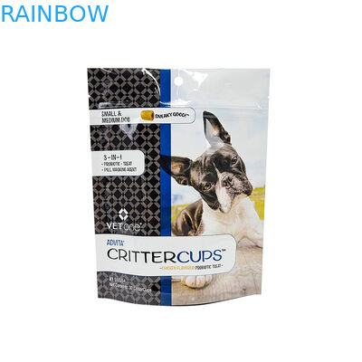 Kinderbeweis-Reißverschluss 3.5g Plastik sackt Stand herauf das Plätzchen-Aluminium ein, welches das heiße Stempeln verpackt