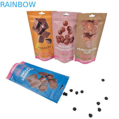 Süßigkeits-essbares Plätzchen Plastik 14G 28G sackt Plastik- Siegel-Matte Child Resistant Stand Up ein