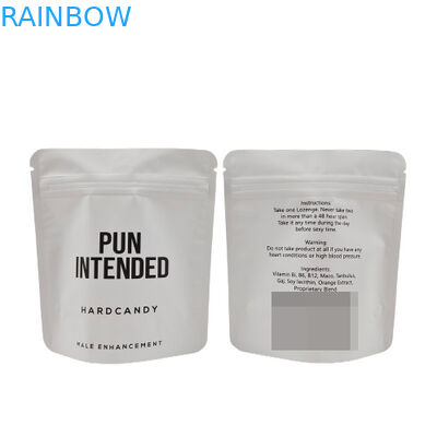 Aluminiumfolie-Plastik-Tasche stehen herauf wiederversiegelbare die Beutel-Geruch-Beweis-Verpackennahrung