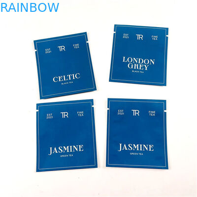 500Ppcs, das Plastik-Taschen für schwarze grüner Tee-Heißsiegel-Beutel druckend verpackt