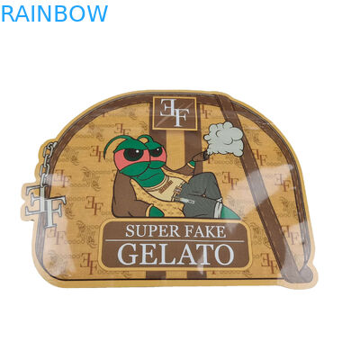 Individuell bedruckte, gestanzte Mylar-Beutel 1 g, 3,5 g, 7 g, 14 g, 28 g für essbare Kekse