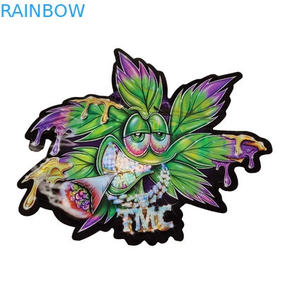 3.5g versiegelte Geruch-Beweis Plastik einsackt Gewohnheit einzigartiges Druckspezielles gestempelschnitten unregelmäßig geformtes