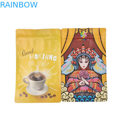 Essbare Kunststoffverpackungen mit Reißverschluss aus Aluminiumfolie, Standbeutel für Snack-Keks-Proteinpulver