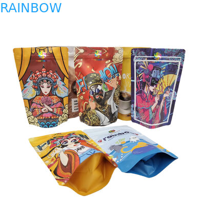 Lebensmittelverpackung mit Reißverschluss, essbare 250-g-Kaffeeriegelverpackung, wiederverschließbarer Standbodenbeutel