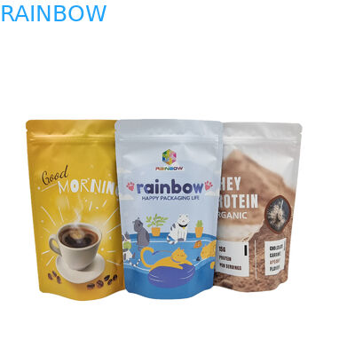 Verpackung in Lebensmittelqualität, kundenspezifische, essbare Mylar-Snackbeutel mit Reißverschluss aus mattierter Aluminiumfolie