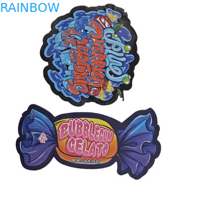 Beweis Matte Soft Touch Special Shape 3.5g 7g 14g Kinder, dergestempelschnittene Plastik-Tasche verpackt