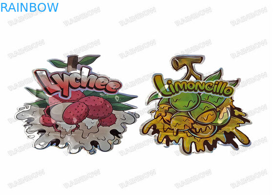 Geruch-Beweis-Nahrungsmittelsüßigkeits-Tasche 3.5g 7g 14g 28g stempelschnitt spezielle geformte Plastik-Beutel