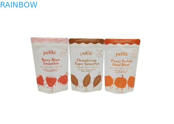 Biologisch abbaubares Kraftpapier stehen einsackt oben Verpacken- der Lebensmittelbeutel