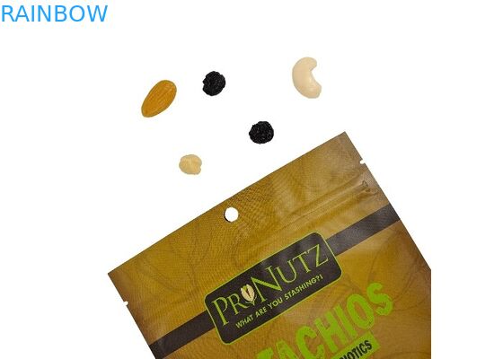 Gewohnheit 250g 500g 1kg stehen oben Tasche Matte Aluminium Food Packaging Pouch