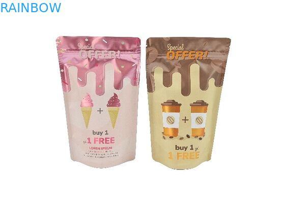 Kundenspezifischer Nahrungsmitteltee-verpackende Aluminiumfolie-Plastik-Taschen Matte Metallic Stand Up Bags