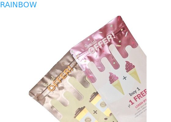 Kundenspezifischer Nahrungsmitteltee-verpackende Aluminiumfolie-Plastik-Taschen Matte Metallic Stand Up Bags