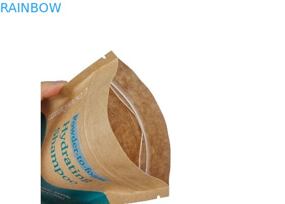 Großhandels-Brown-Kraftpapier Doypack-Geruch-Beweis-essbarer Verpackenstand herauf Beutel