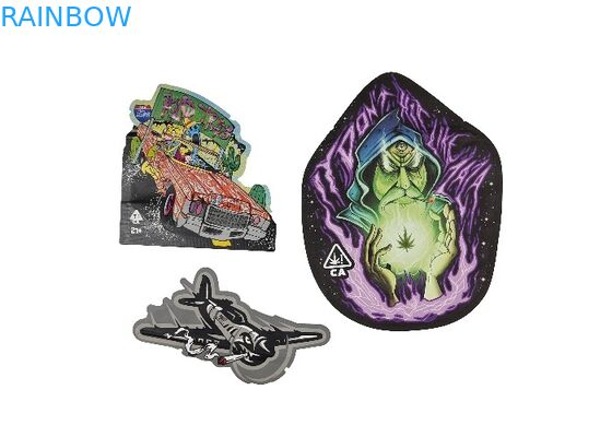 Sackt Plastik-3.5g Plastik Verschluss der leichten Berührung Zipspezielles geformtes Digital-Drucken ein