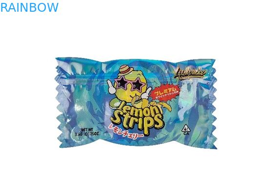 Kundenspezifischer Druck-Geruch-Beweis Plastik 3.5g 0.125oz mit Reißverschluss sackt spezielle gestempelschnittene unregelmäßige Form ein