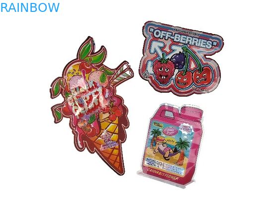 3.5g - Aluminiumfolie Plastik des Hologramm-28g sackt Matte Finish Irregular Special Shaped ein