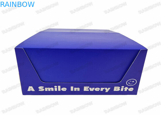 Süßigkeits-trockene Frucht-Schokoladen-Gewohnheit verpackendes Gegenanzeigen-Papier-Kästen Drucksoem