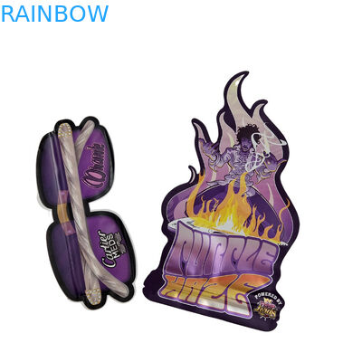 Zusammengestellte Reißverschluss-Digitaldrucktaschen 3,5 g 7 g 14 g Cookie-Aluminiumfolie Mylar-Taschen