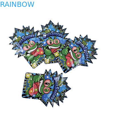 Zusammengestellte Reißverschluss-Digitaldrucktaschen 3,5 g 7 g 14 g Cookie-Aluminiumfolie Mylar-Taschen