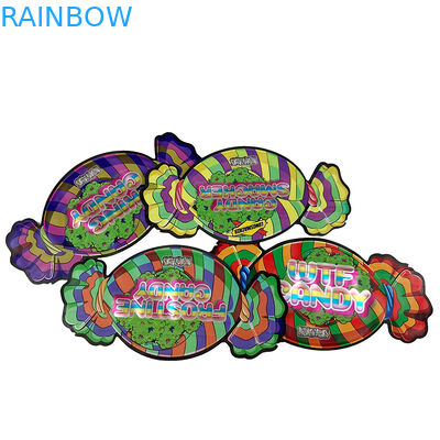 Custom Logo Druck 1/8 OZ Kinderschutz Mylar Taschen 3,5 g Essbare wieder verschließbare Kekse Gummi Mylar Ausgangstüte
