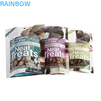 Zipper-Haustiermahlzeitbeutel in CMYK-Farben für die langlebige Lagerung von Tiernahrung