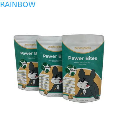 Zipper-Haustiermahlzeitbeutel in CMYK-Farben für die langlebige Lagerung von Tiernahrung