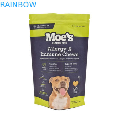 Mehrfachverwendbarer Futterbeutel für Haltverpackungen mit Reißverschluss