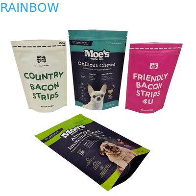 Hochwertiges, maßgeschneidertes, gedrucktes, biologisch abbaubares, wieder verschließbares Gepäck mit Ziplock, Kraftpapiertüten,