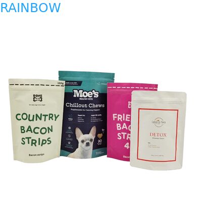 Großhandel Wiederverschließbare Kraftpapiertasche kundenspezifisches Design 100% biologisch abbaubare Stehtaschen Doypack mit Zip Lock Taschen