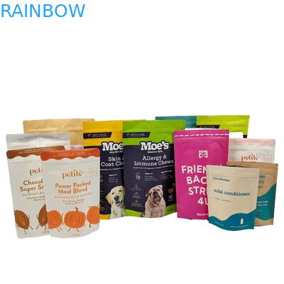 Maßgeschneiderte, umweltfreundliche, hochwertige Taschen, 100% biologisch abbaubares Kraftpapier, Stehbeutel, Taschen mit Ziplock