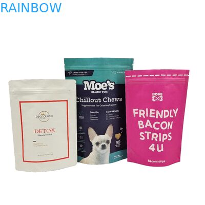 Maßgeschneiderte, umweltfreundliche, hochwertige Taschen, 100% biologisch abbaubares Kraftpapier, Stehbeutel, Taschen mit Ziplock