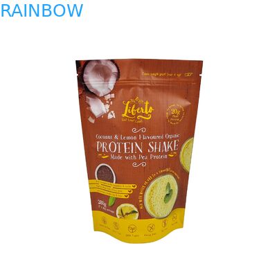 Anpassungsdruck Aluminiumfolie Ziplock Plastiktüten für die Pulverververpackung Ziplock Stand-Up-Tasche