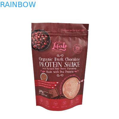 Hochwertige Wärmesiegel Snack-Tasche Custom Aluminiumfolie Reißverschluss Stehen Sie auf Plastikverpackung Reißverschluss-Tasche