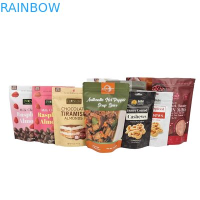 Schokoladenbeutel Stand Up Custom Tasche Aluminiumfolie Reißverschluss Tasche Aluminiumfolie Frosted Reißverschluss Tasche