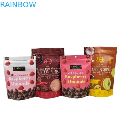 Schokoladenbeutel Stand Up Custom Tasche Aluminiumfolie Reißverschluss Tasche Aluminiumfolie Frosted Reißverschluss Tasche