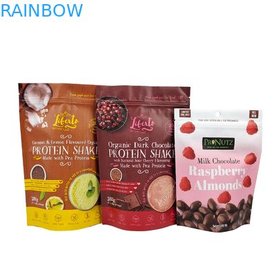 Cashew-Nuss Lebensmittel-Grad Reißverschluss-Tasche Stehen Sie auf Aluminiumfolie Plastikbeutel Reißverschluss-Mylar-Tasche