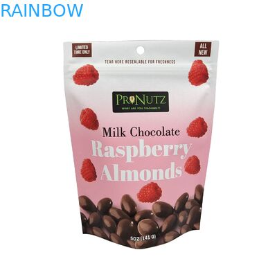 Laminate High Quality Food Grade Mylar Bag Custom Stand Up Ziplock Snack Reißverschluss Packung