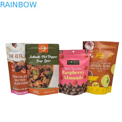 Laminate High Quality Food Grade Mylar Bag Custom Stand Up Ziplock Snack Reißverschluss Packung