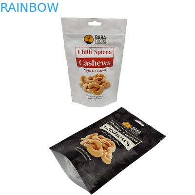 Fabrikpreis Maßgeschneiderte Plastiktüte Stehendes Essen Nüsse Cashew Tasche Verpackung Reißverschluss Tasche Verpackung