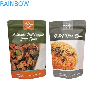 Nachverpackung von Lebensmitteln mit Reißverschluss