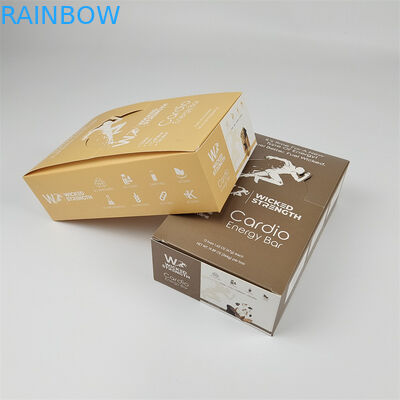 Verpackung mit Logo Einzelhandel Energy Bar Display Box