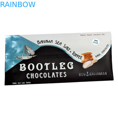 Custom Printed Heat Sealing Back Side Seal Foil Bag Back Middle Lap Seal Easy Tear Holographische Kissentasche