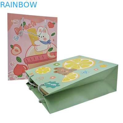 Großhandel mit individuell bedrucktem Logo Luxus-Geschenk-Papiertasche Einzelhandel Boutique-Einkaufspapiertaschen