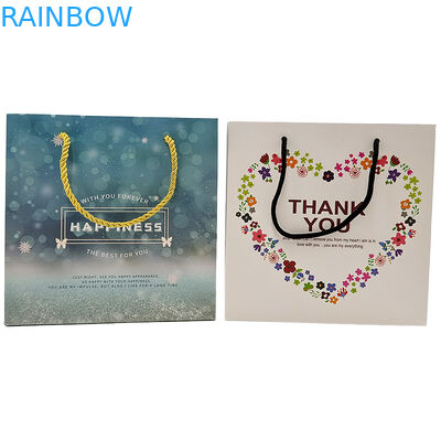 Customized Shopping Paper Bags Logo gedruckt recycelbar biologisch abbaubar braun einfaches Verpacken Kraftpapierbeutel mit verdrehter Ha